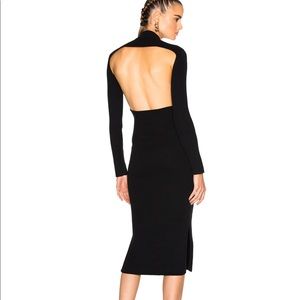 IPA dress. Black opened back extra large